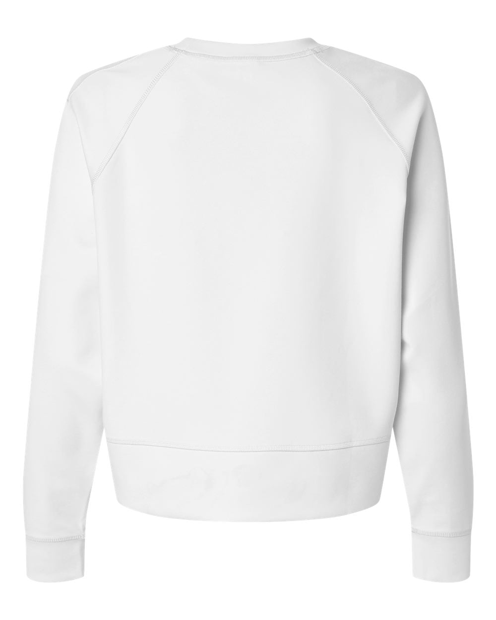 A1014 Adidas Golf Womens Beyond Side-Snap Crewneck Sweatshirt - Back Image