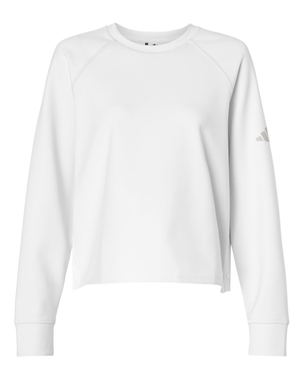 A1014 Adidas Golf Womens Beyond Side-Snap Crewneck Sweatshirt