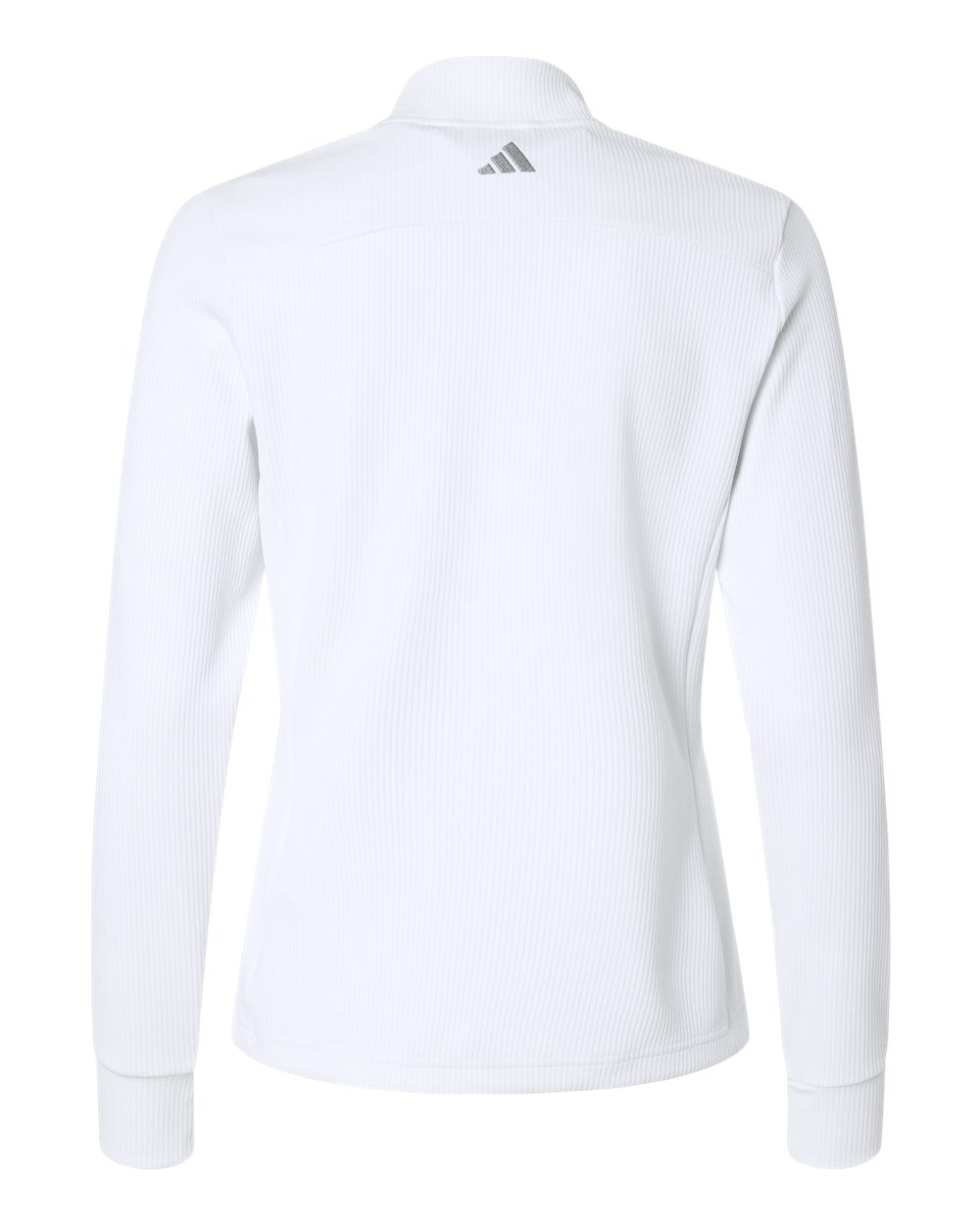 A1015 Adidas Golf Womens Performance Textured Full-Zip Jacket A1015 Adidas Golf Womens Performance Textured Full-Zip Jacket - Back Image