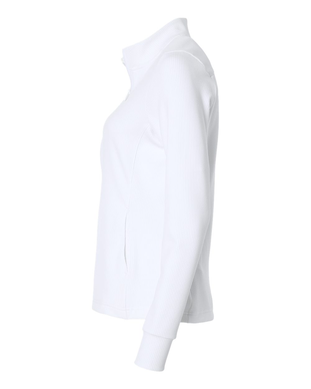 A1015 Adidas Golf Womens Performance Textured Full-Zip Jacket A1015 Adidas Golf Womens Performance Textured Full-Zip Jacket - Siide Image