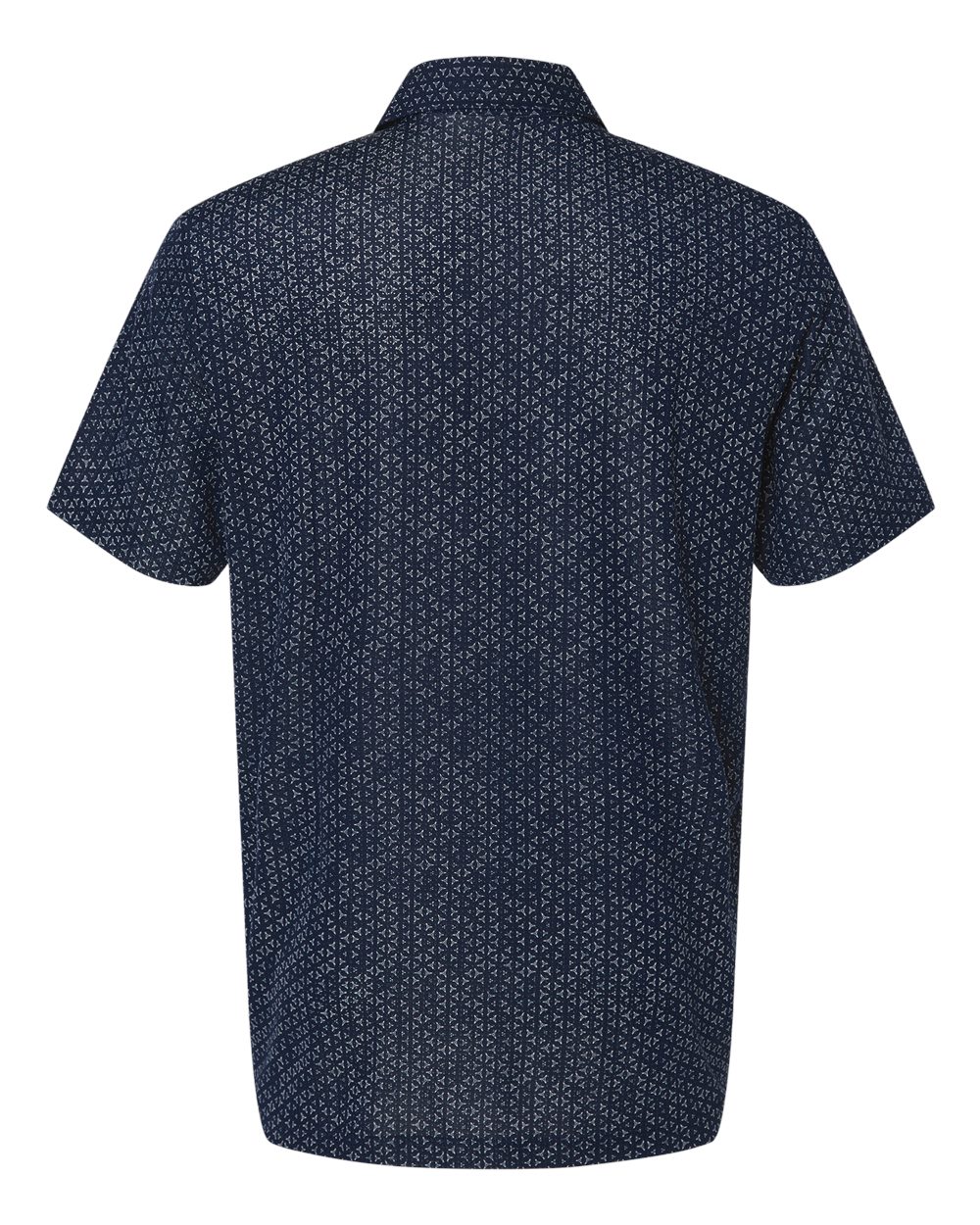 A2023 Adidas Golf Mens Ultimate365 Mesh Tango Print Climacool Polo A2023 Adidas Golf Mens Ultimate365 Mesh Tango Print Climacool Polo - Back Image