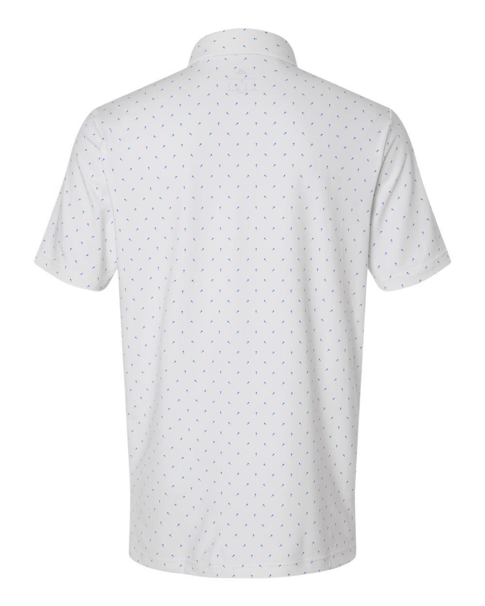A2028 Adidas Golf Mens Ultimate365 Micro Print Polo - Back Image