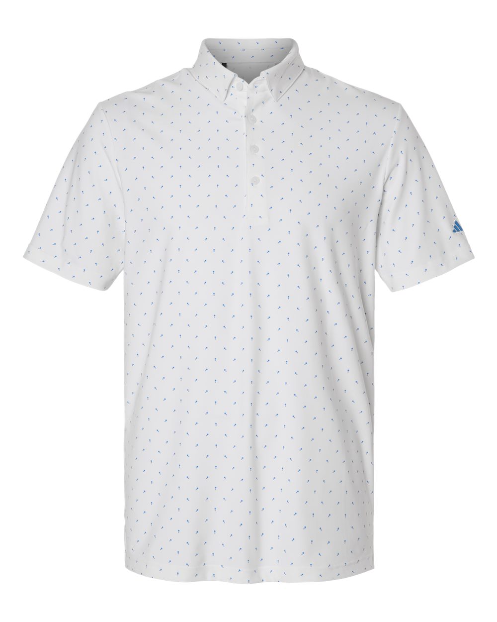 A2028 Adidas Golf Mens Ultimate365 Micro Print Polo