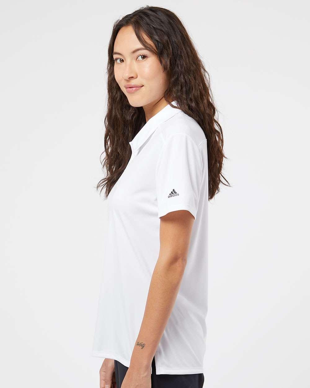 A325 adidas Golf Womens 3-Stripes Shoulder Sport Shirt - Siide Image