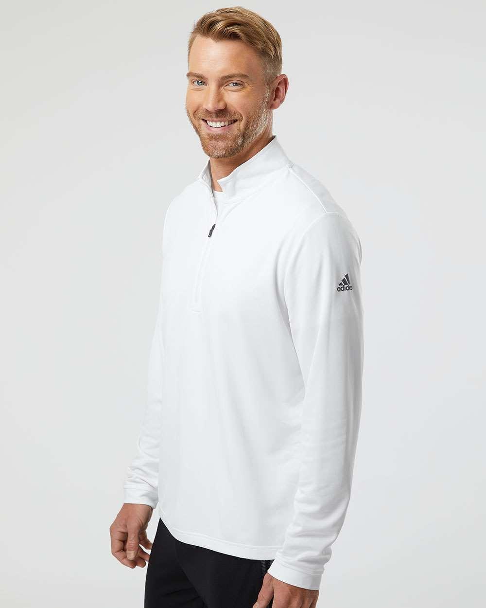 A401 adidas Golf Lightweight Quarter-Zip Pullover - Siide Image
