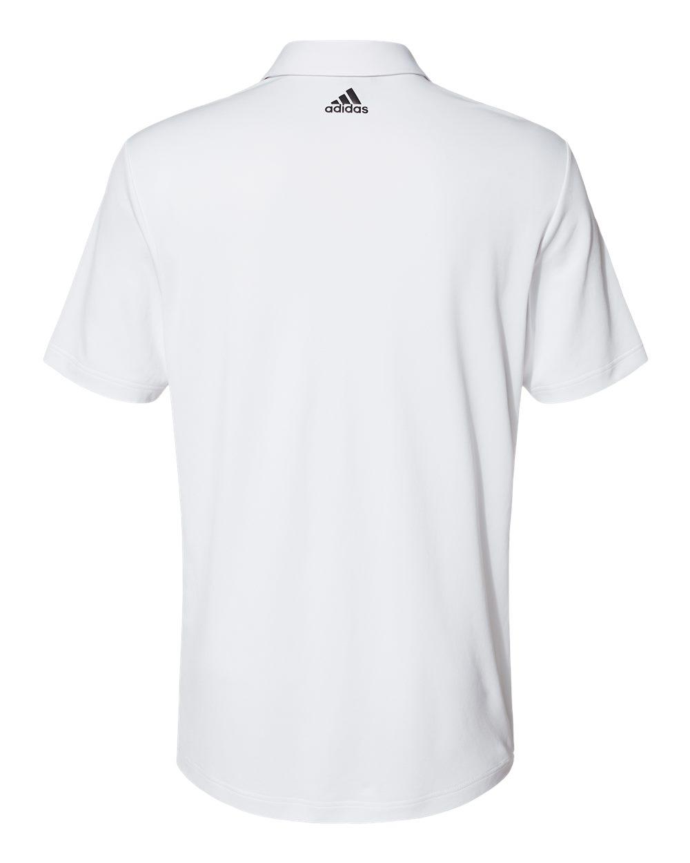 A480 adidas Golf Floating 3-Stripes Sport Shirt - Back Image