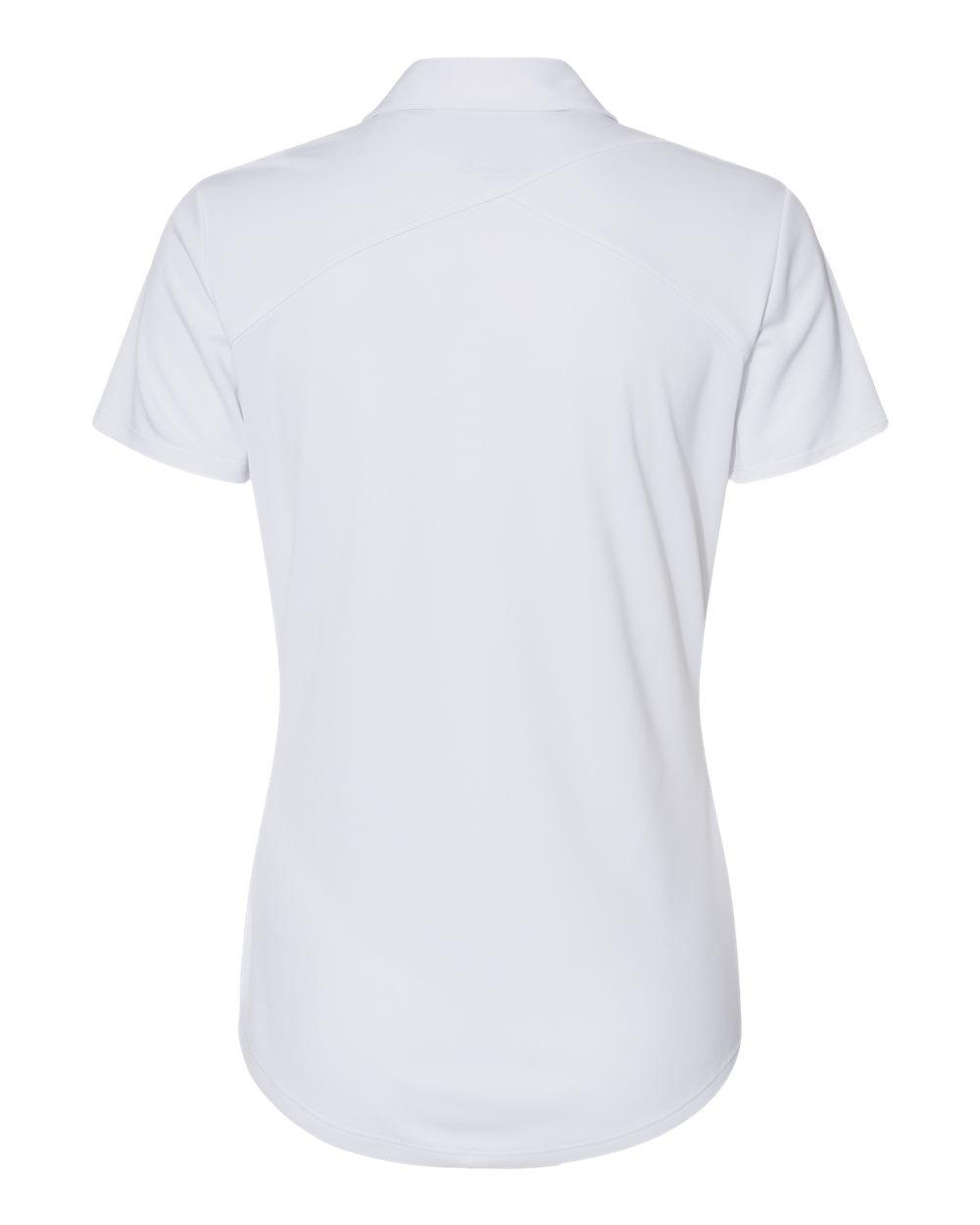 A481 Adidas Golf Womens Floating 3-Stripes Sport Shirt - Back Image
