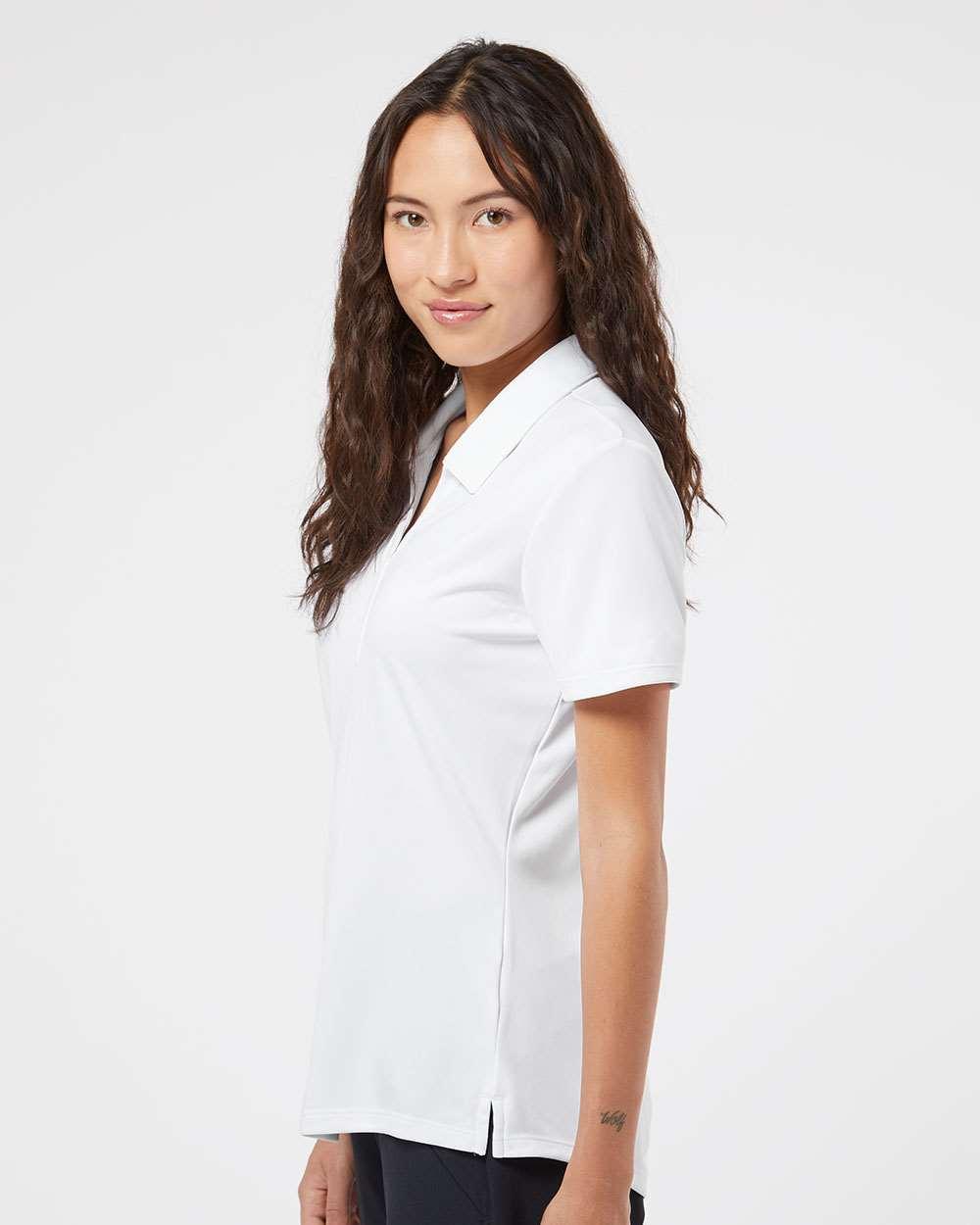A481 Adidas Golf Womens Floating 3-Stripes Sport Shirt - Siide Image