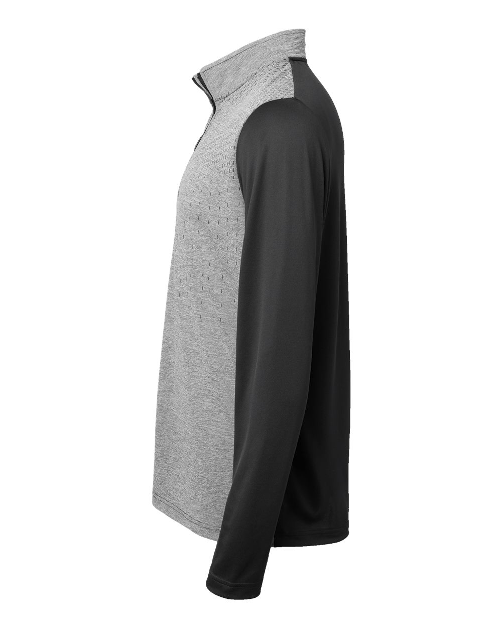 A522 adidas Golf Heather Block Print Quarter-Zip Pullover - Siide Image