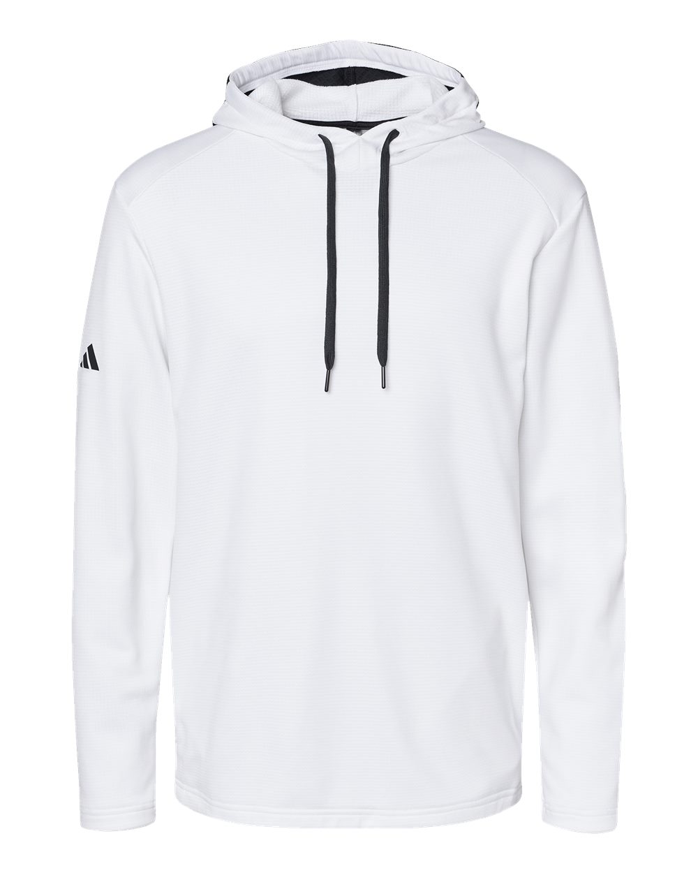 A530 adidas Golf Textured Mixed Media Hooded Sweatshirt A530 adidas Golf Textured Mixed Media Hooded Sweatshirt