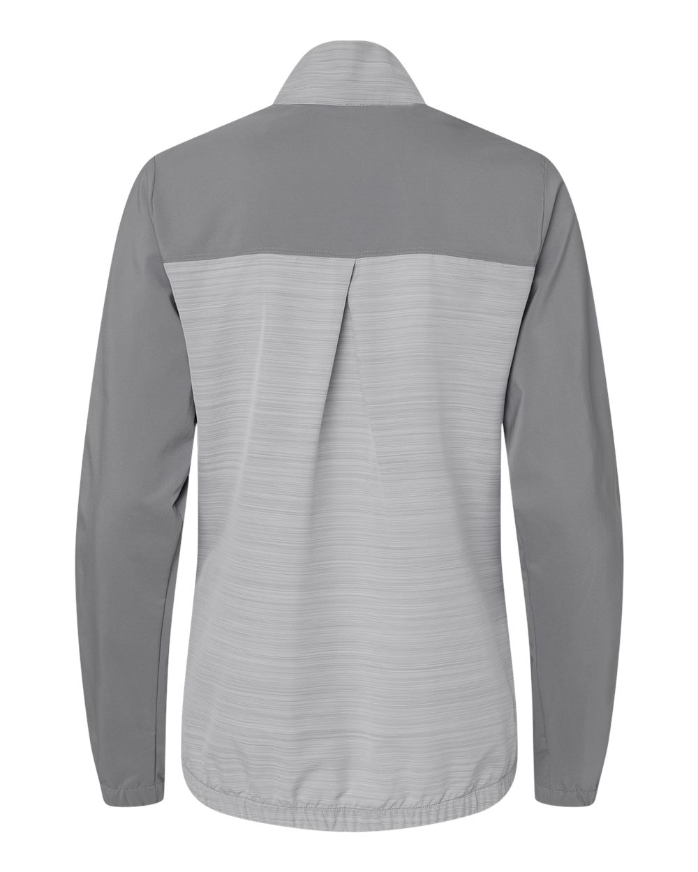 A547 adidas Golf Womens Heather Block Full-Zip Windshirt - Back Image