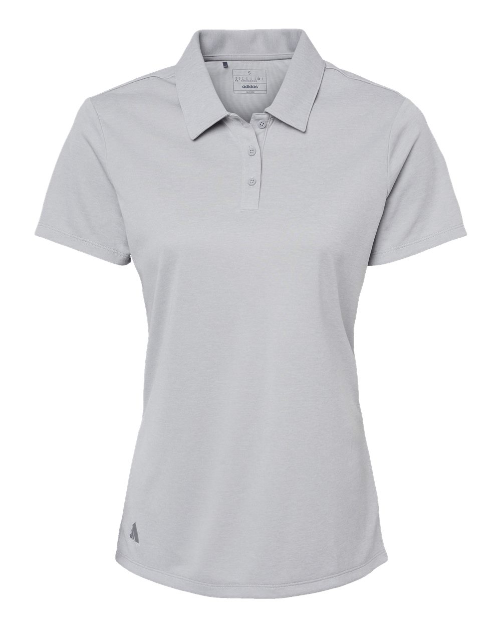 A583 adidas Golf Womens Heathered Polo A583 adidas Golf Womens Heathered Polo