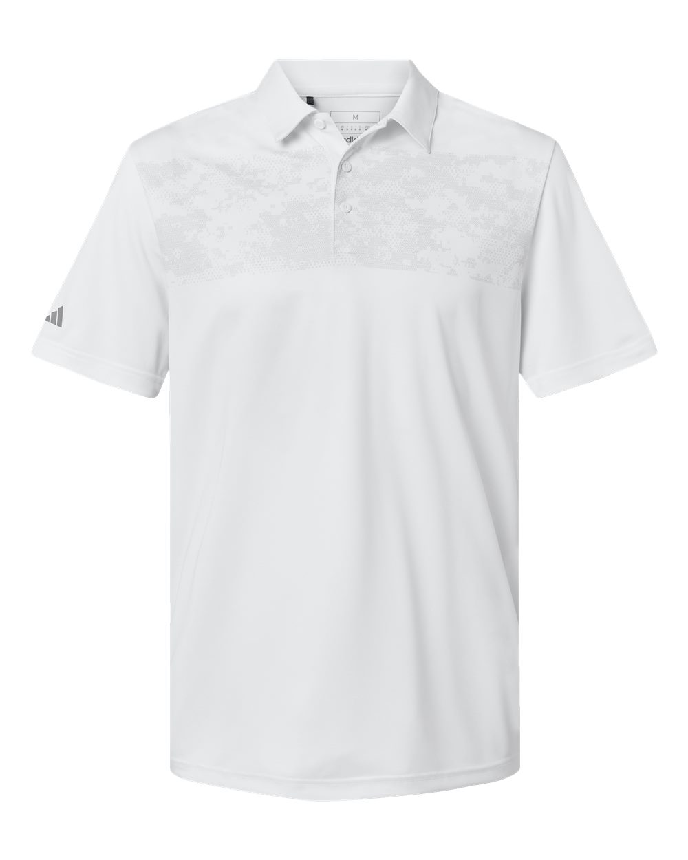 A585 adidas Golf Camo Chest Print Polo