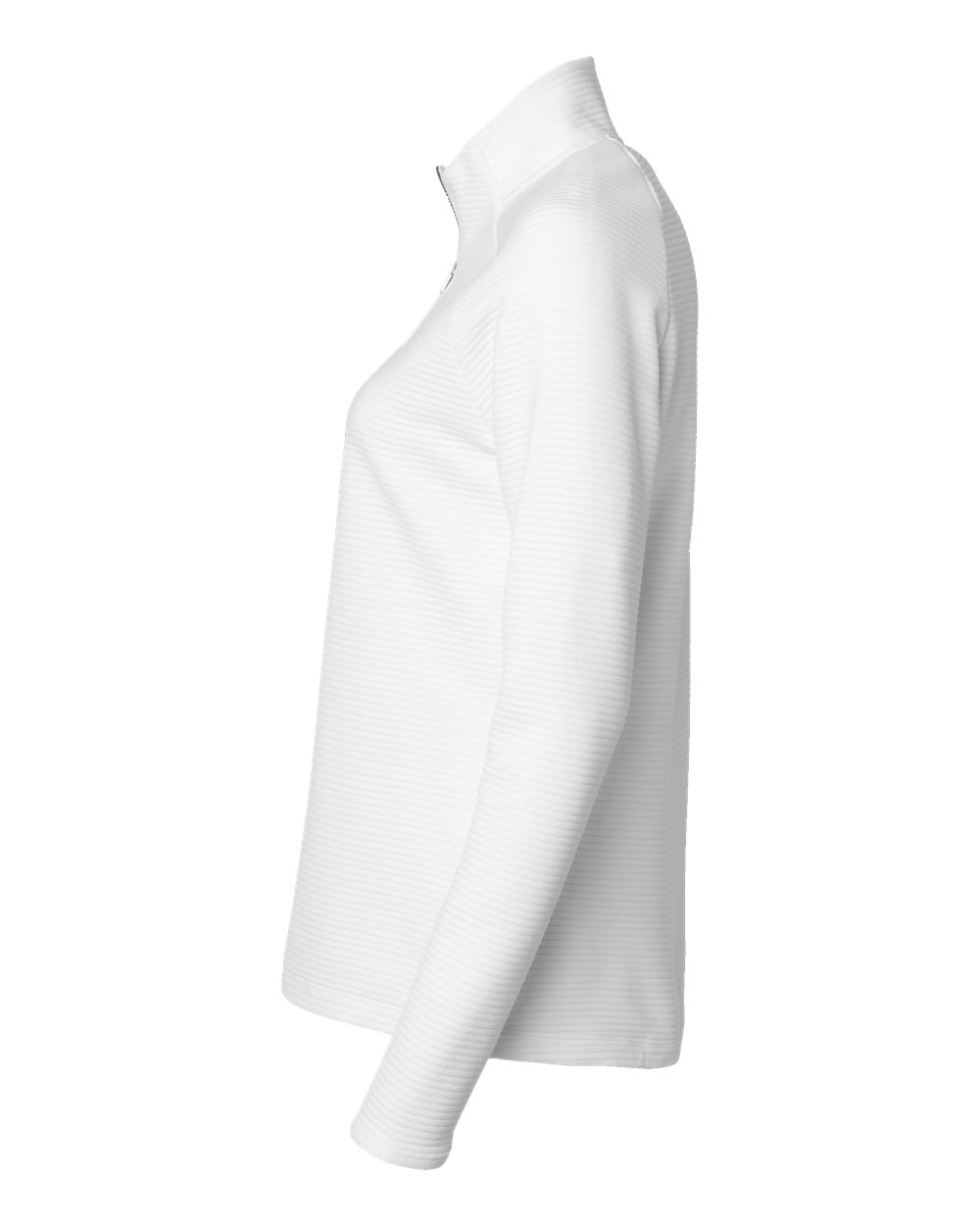 A589 adidas Golf Womens Spacer Quarter-Zip Pullover - Siide Image