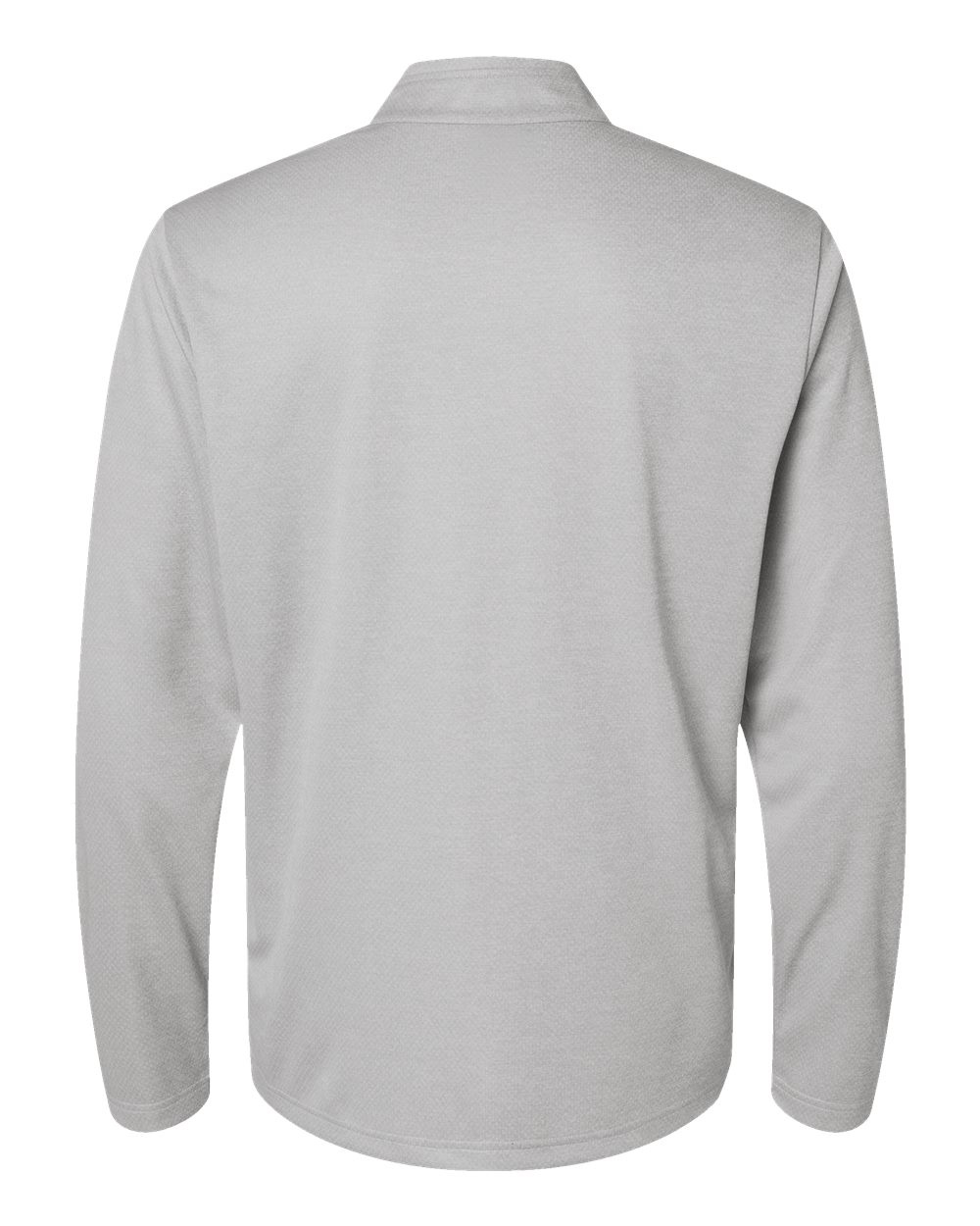 A593 adidas Golf Space Dyed Quarter-Zip Pullover - Back Image