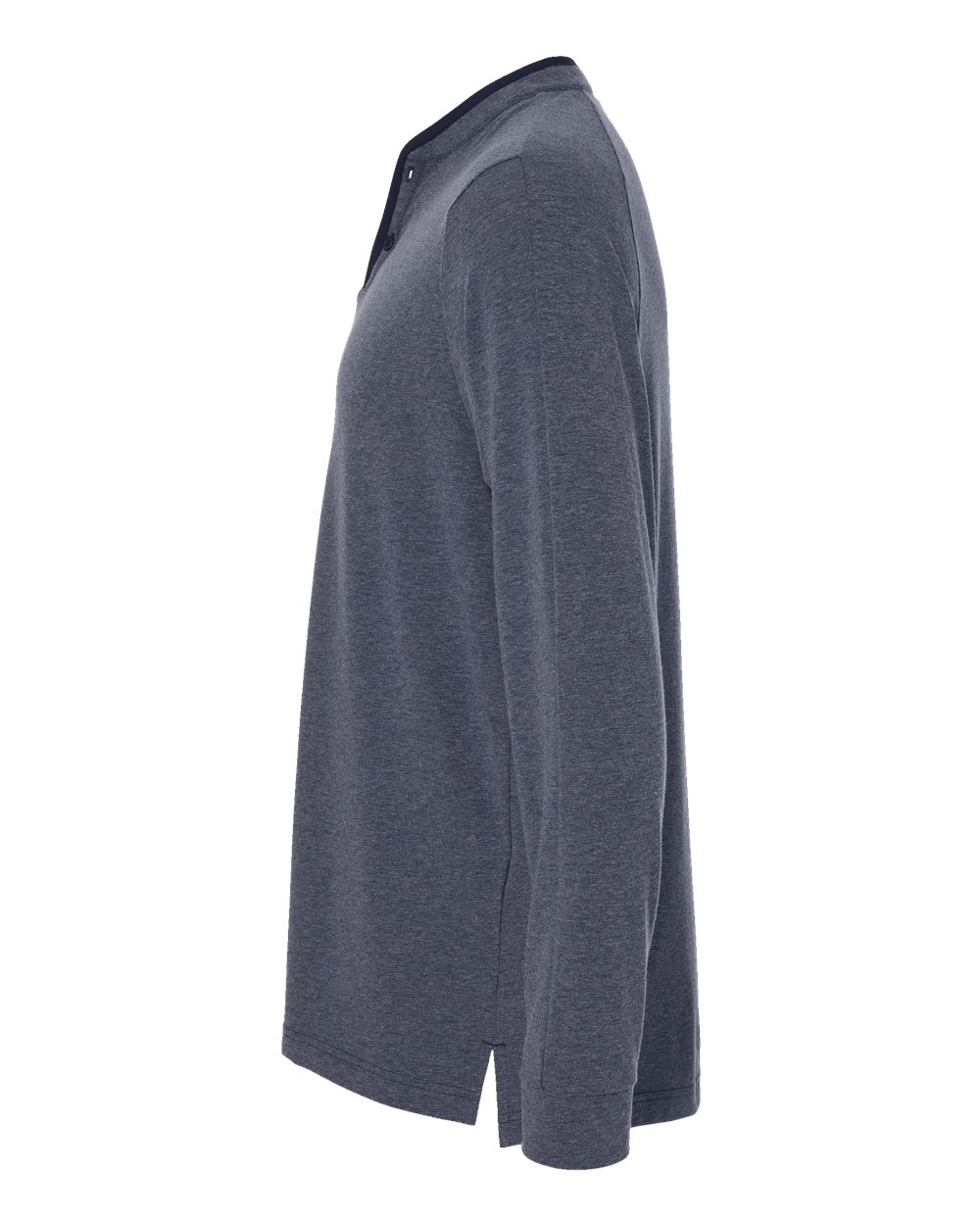 A597 adidas Golf Henley Long Sleeve Tee - Siide Image