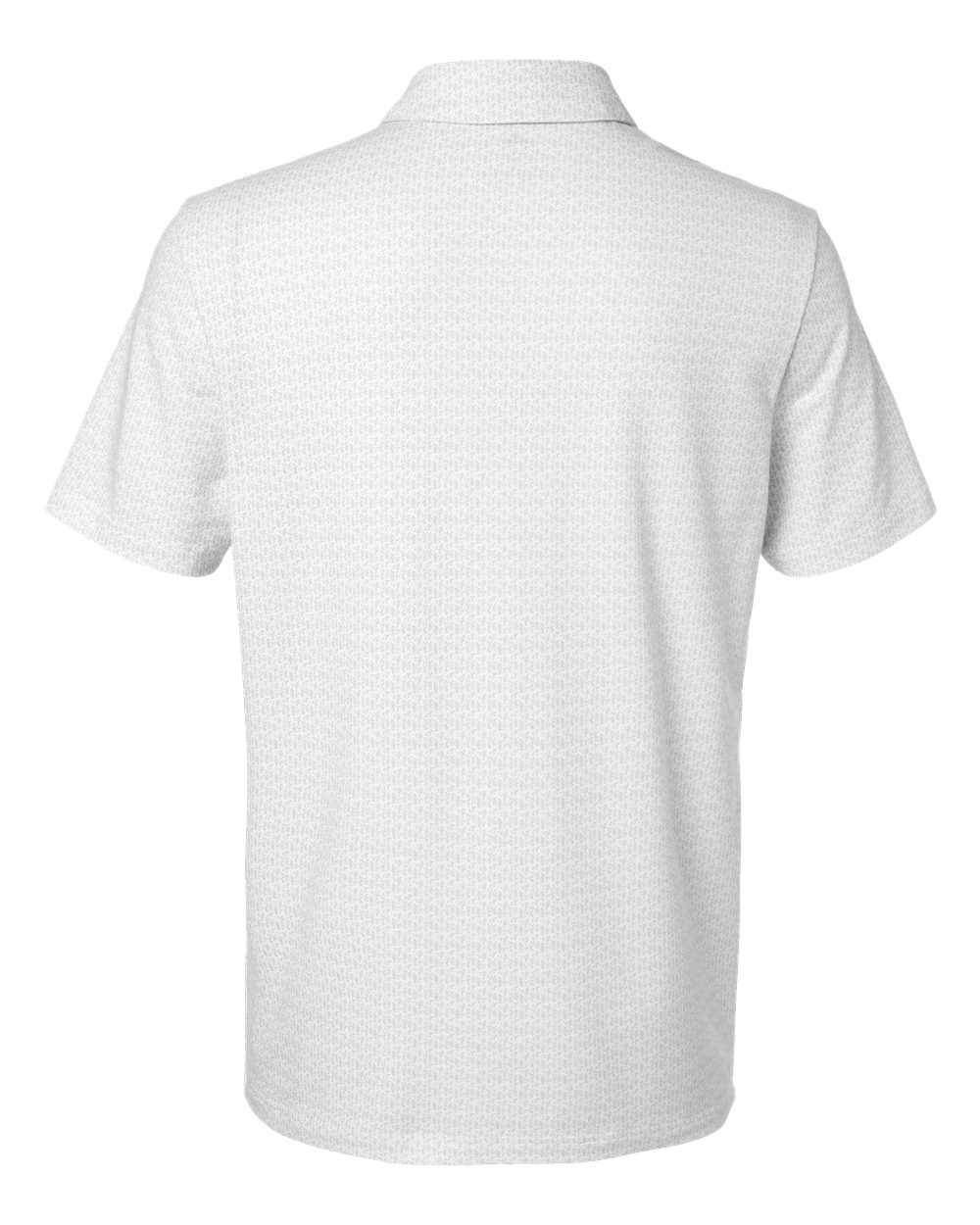 A702 adidas Golf Printed Blend Polo - Back Image