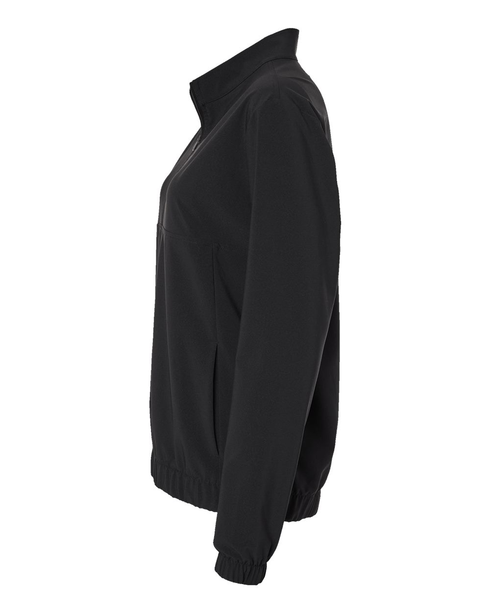 A706 adidas Golf Womens Woven Half-Zip Pullover - Siide Image