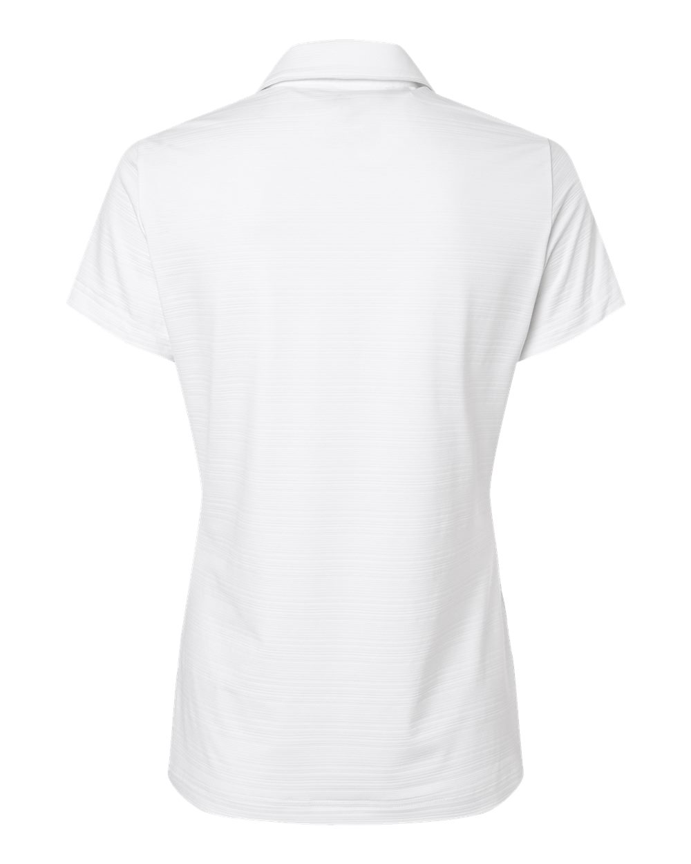 A707 adidas Golf Womens Textured Stripe Polo A707 adidas Golf Womens Textured Stripe Polo - Back Image