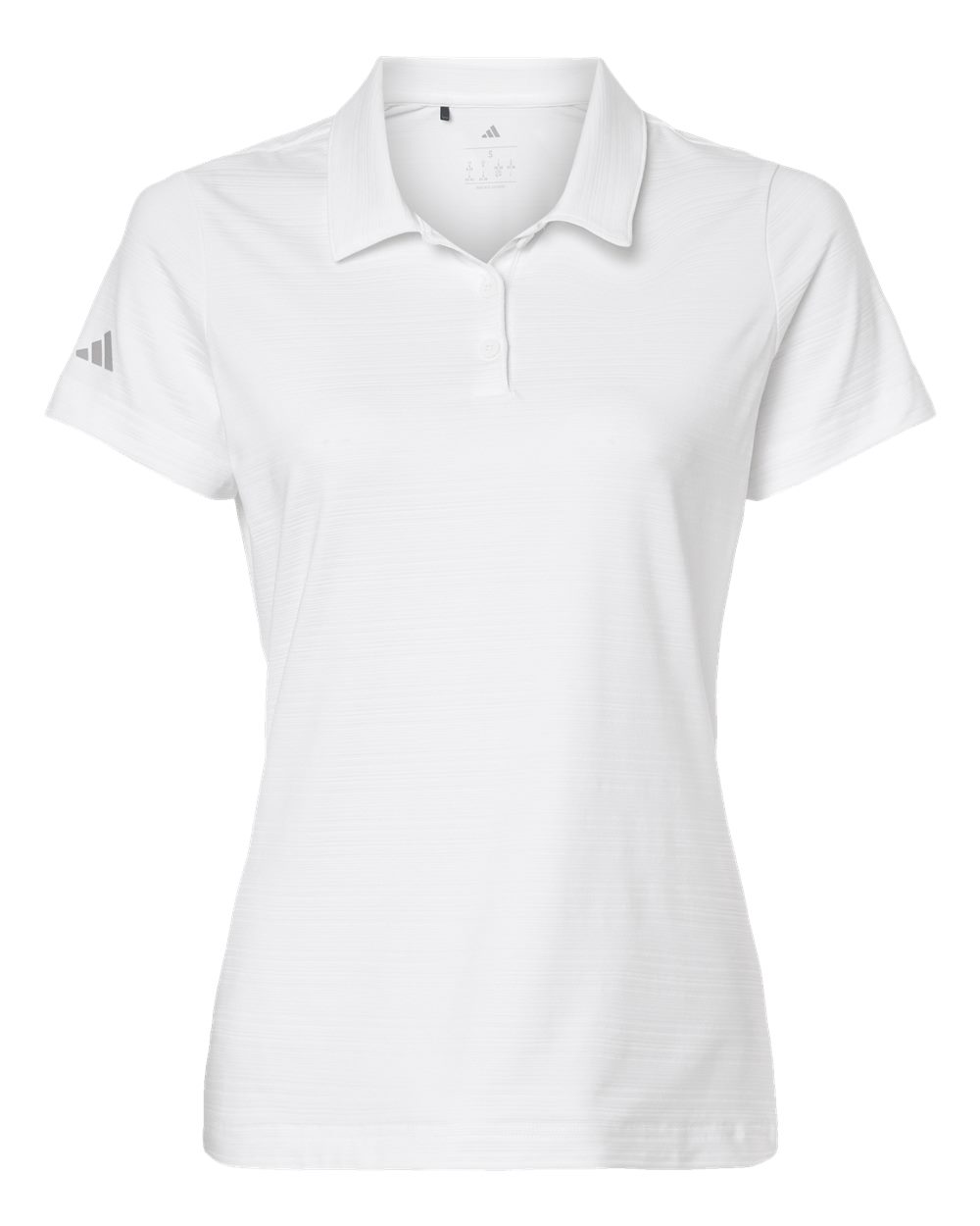 A707 adidas Golf Womens Textured Stripe Polo A707 adidas Golf Womens Textured Stripe Polo