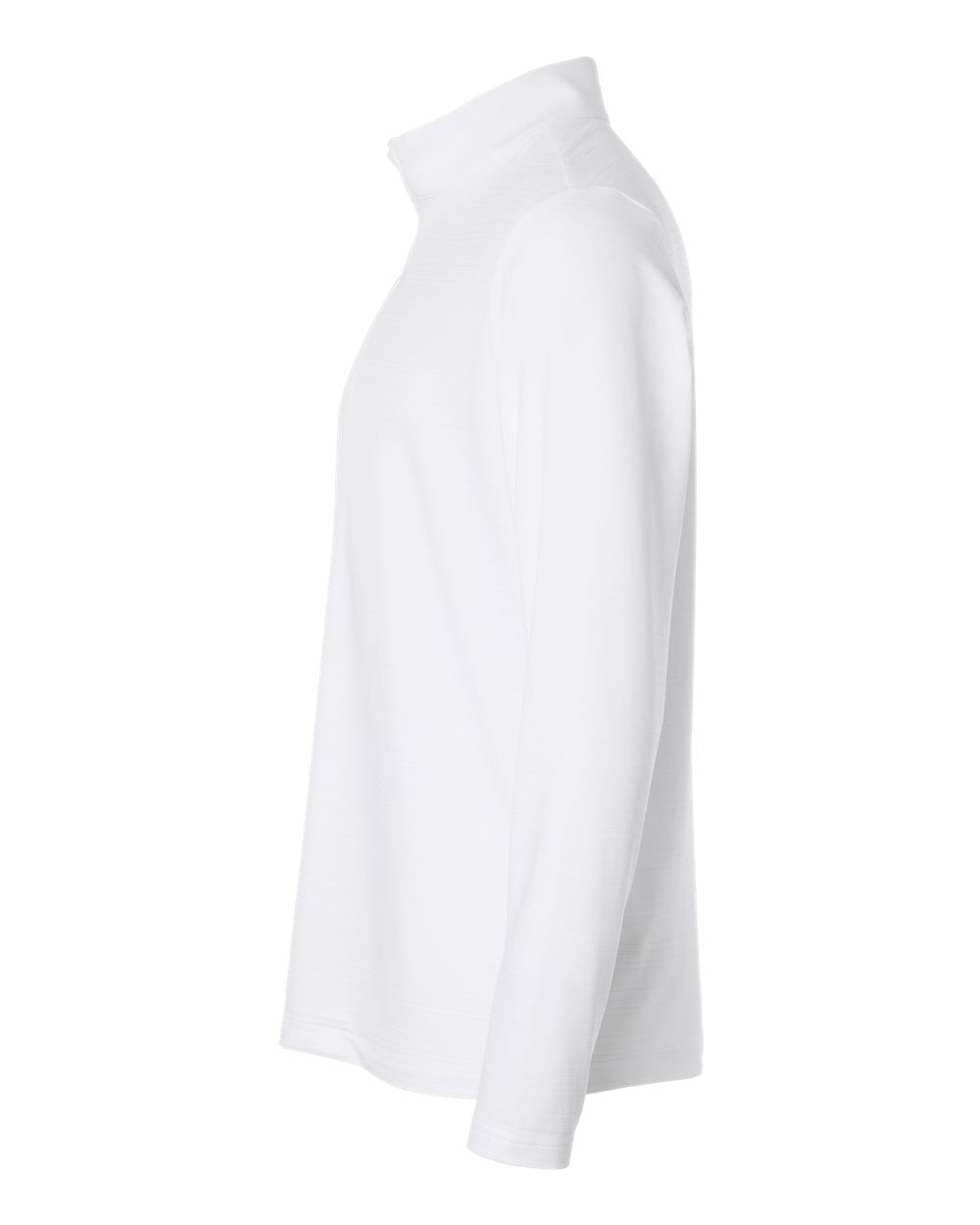 A708 adidas Golf Mens Textured Stripe Quarter-Zip Pullover A708 adidas Golf Mens Textured Stripe Quarter-Zip Pullover - Siide Image