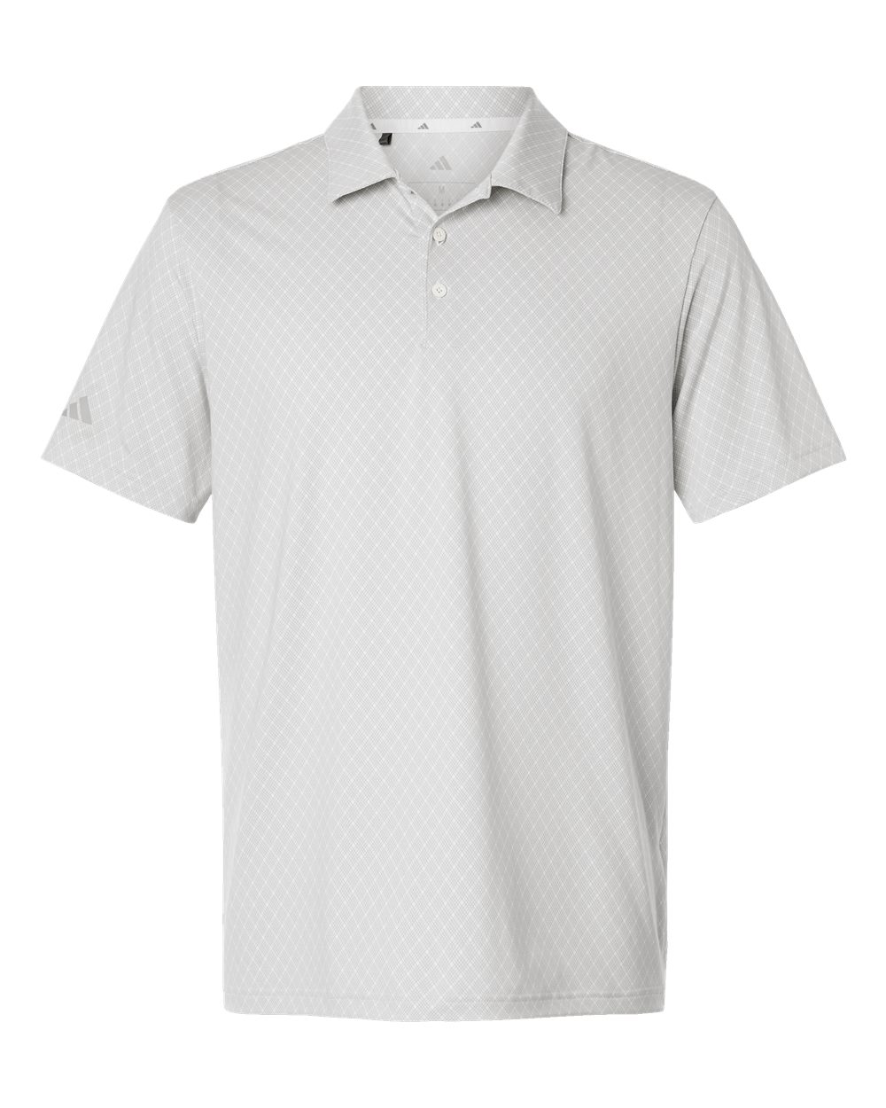 A716 adidas Golf Mens 4-Way Stretch Printed Polo