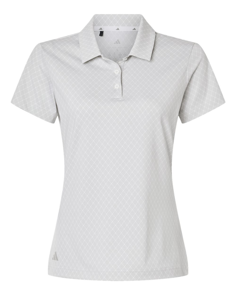 A717 adidas Golf Womens 4-Way Stretch Printed Polo