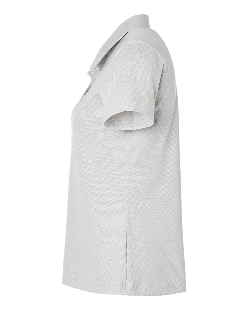 A717 adidas Golf Womens 4-Way Stretch Printed Polo - Siide Image