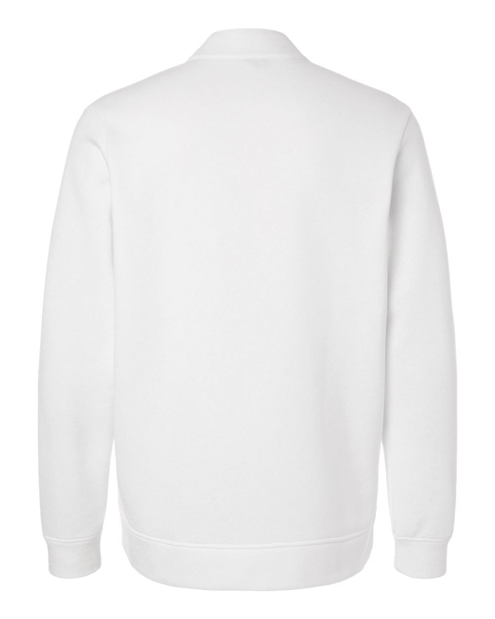 A721 Adidas Golf Mens Elevated Fleece Quarter-Zip Pullover A721 Adidas Golf Mens Elevated Fleece Quarter-Zip Pullover - Back Image
