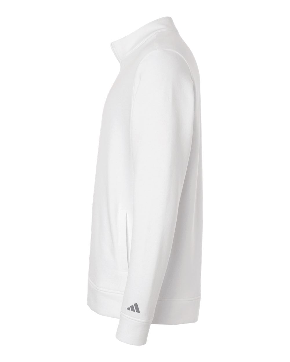 A721 Adidas Golf Mens Elevated Fleece Quarter-Zip Pullover A721 Adidas Golf Mens Elevated Fleece Quarter-Zip Pullover - Siide Image
