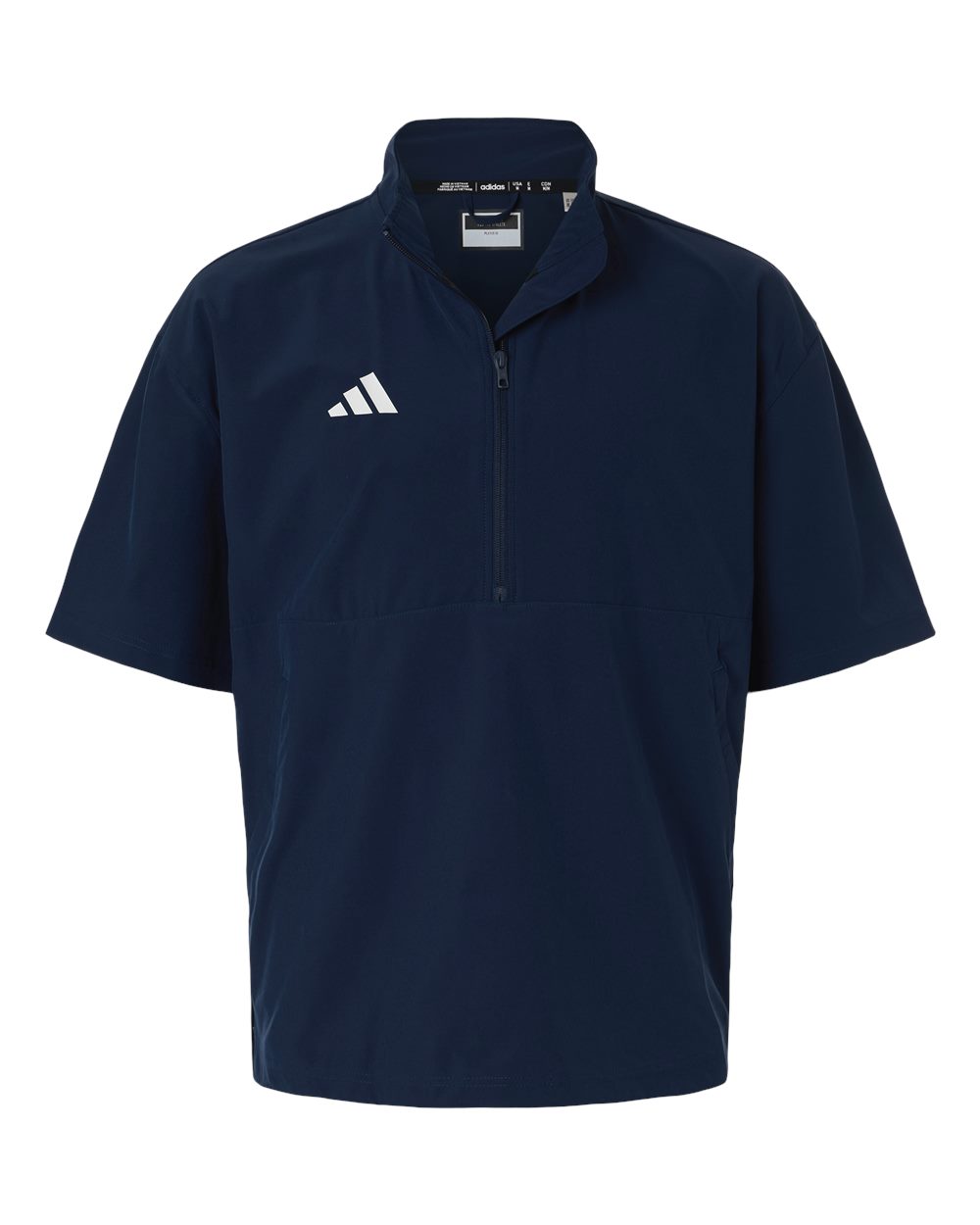 AT505 Adidas Golf Mens Short Sleeve Quarter-Zip Pullover AT505 Adidas Golf Mens Short Sleeve Quarter-Zip Pullover