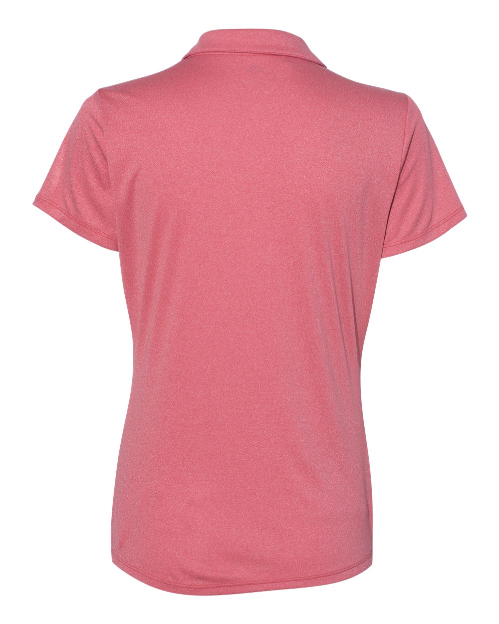 A241 adidas Golf Womens Heathered Sport Shirt - Back Image