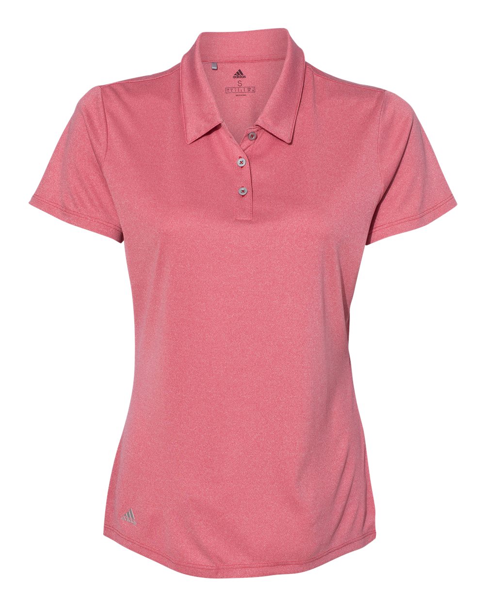 A241 adidas Golf Womens Heathered Sport Shirt