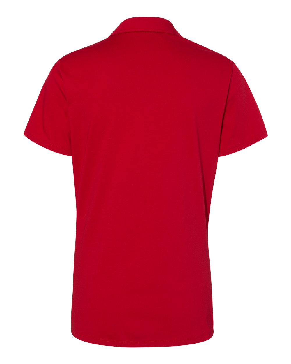 A323 adidas Golf Womens Cotton Blend Sport Shirt - Back Image