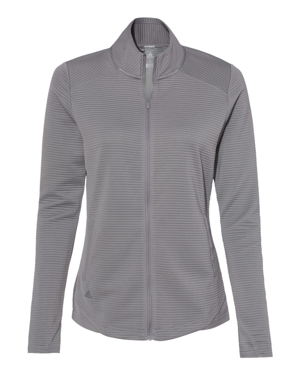 A416 adidas Golf Womens Textured Full-Zip Jacket