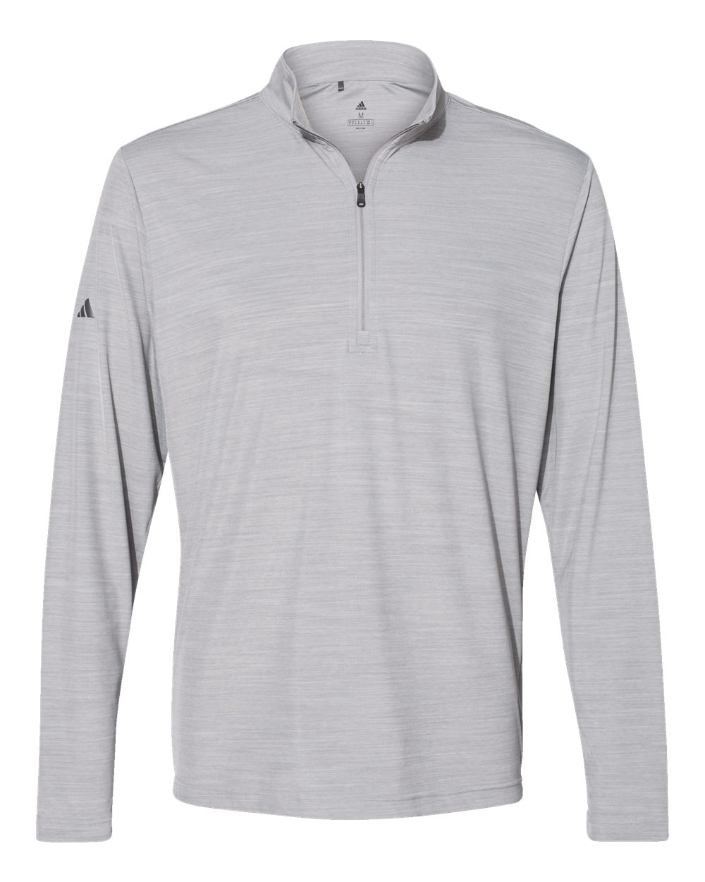 A475 adidas Golf Lightweight Mélange Quarter-Zip Pullover A475 adidas Golf Lightweight Mélange Quarter-Zip Pullover