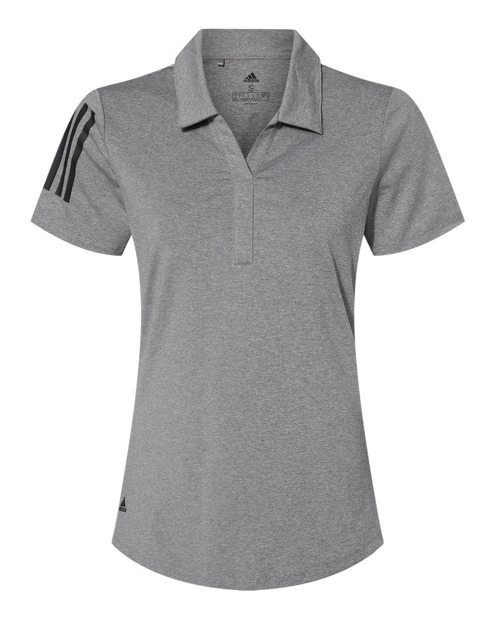 A481 adidas Golf Womens Floating 3-Stripes Sport Shirt