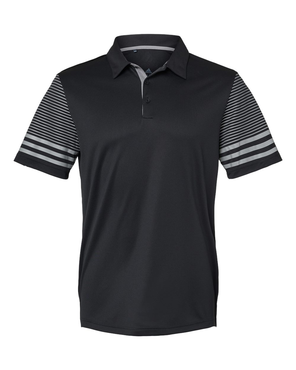 A490 adidas Golf Striped Sleeve Sport Shirt