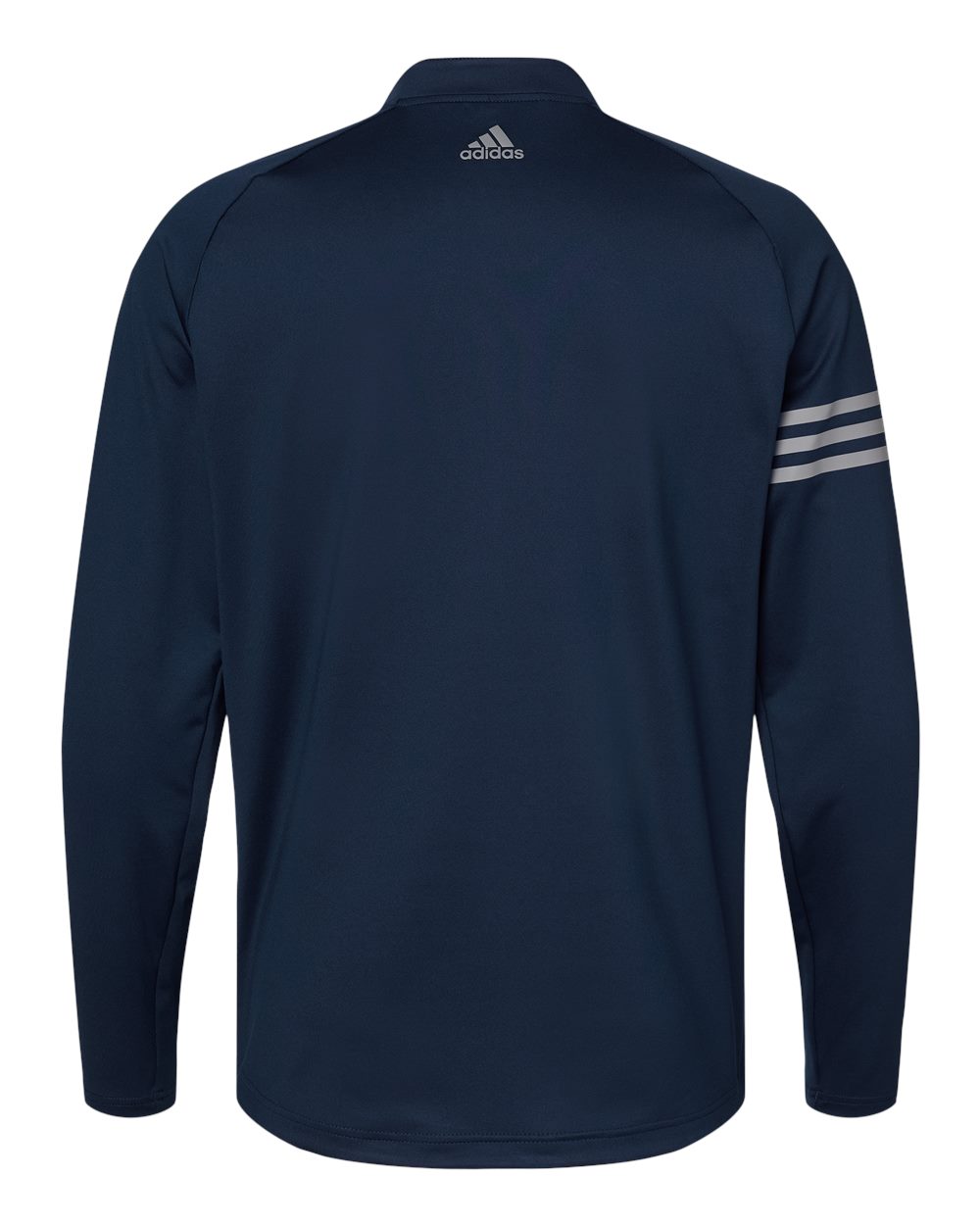 A492 adidas Golf 3-Stripes Competition Quarter-Zip Pullover - Back Image