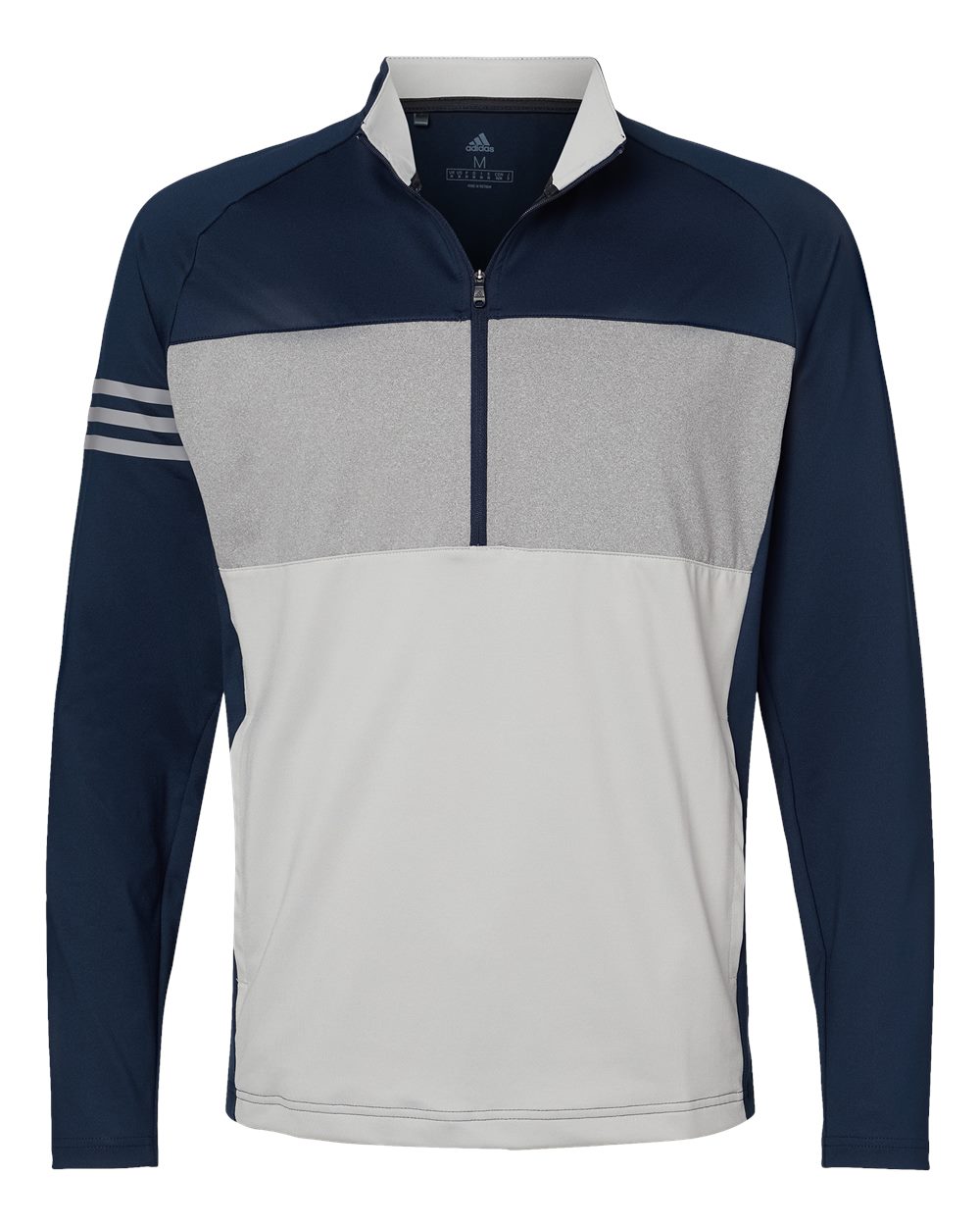 A492 adidas Golf 3-Stripes Competition Quarter-Zip Pullover A492 adidas Golf 3-Stripes Competition Quarter-Zip Pullover