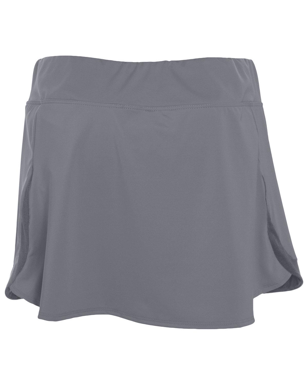 AG2411 Augusta Drop Ship Girls Action Colorblock Skort - Back Image