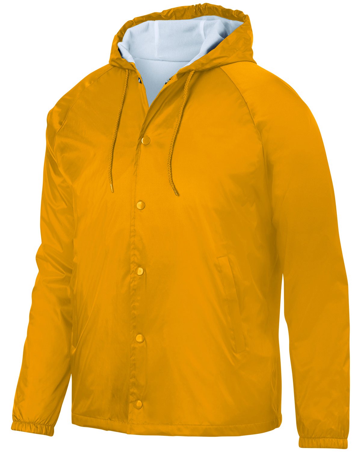 AG3102 Augusta Drop Ship Unisex Hooded Coachs Jacket