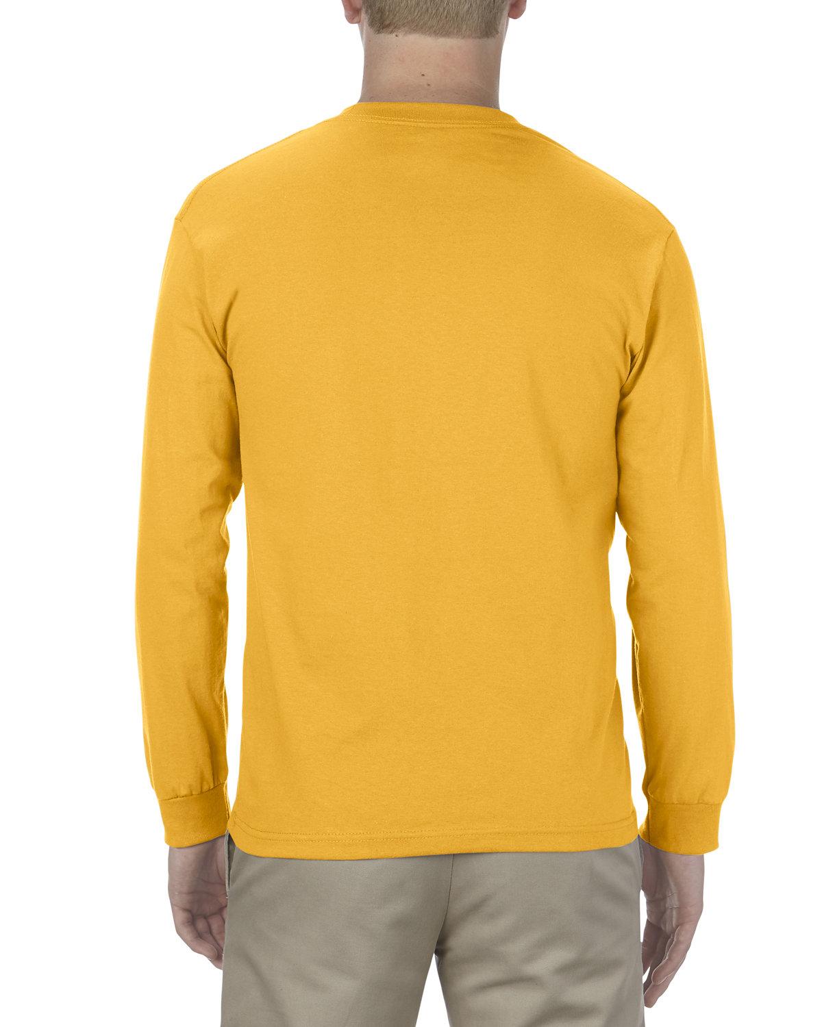 AL1304 Alstyle Adult 6.0 oz., 100% Cotton Long-Sleeve T-Shirt - Back Image