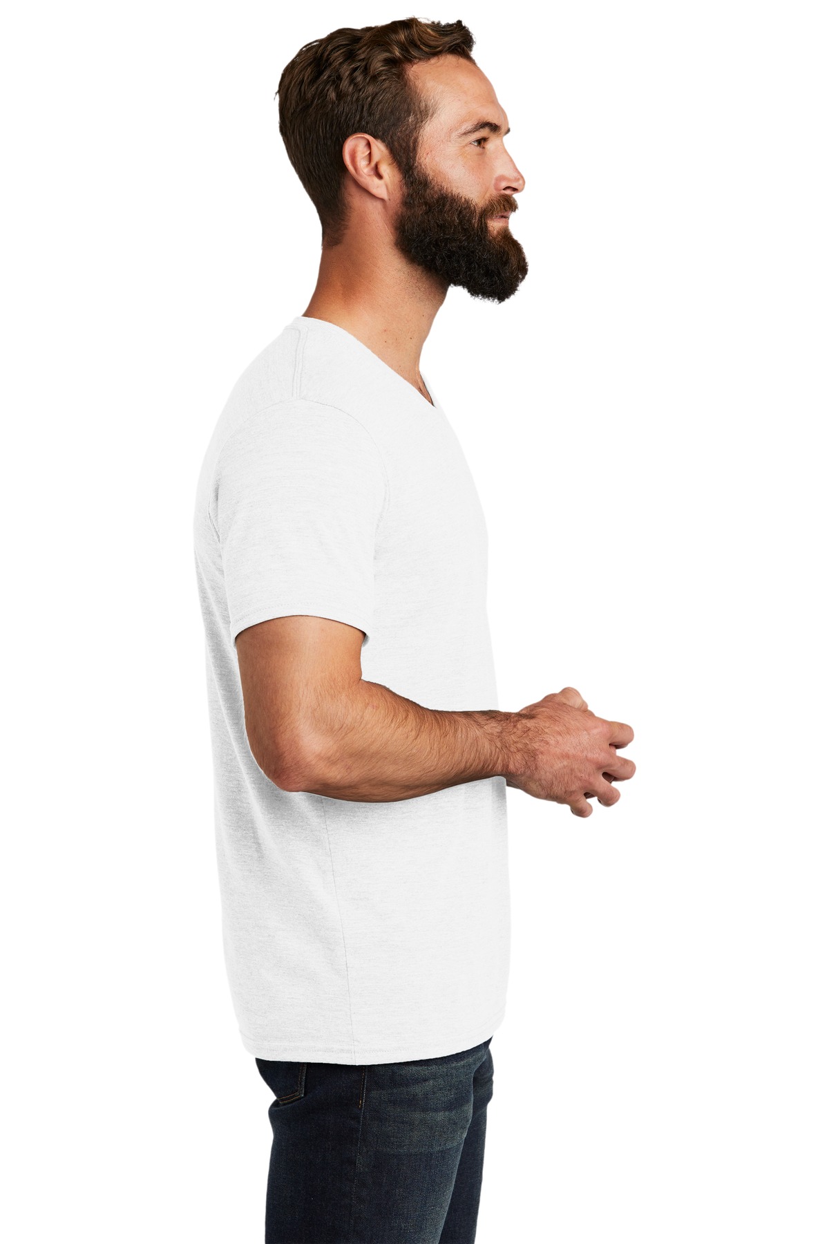 AL2014 AllMade Unisex Tri-Blend V-Neck Tee - Siide Image