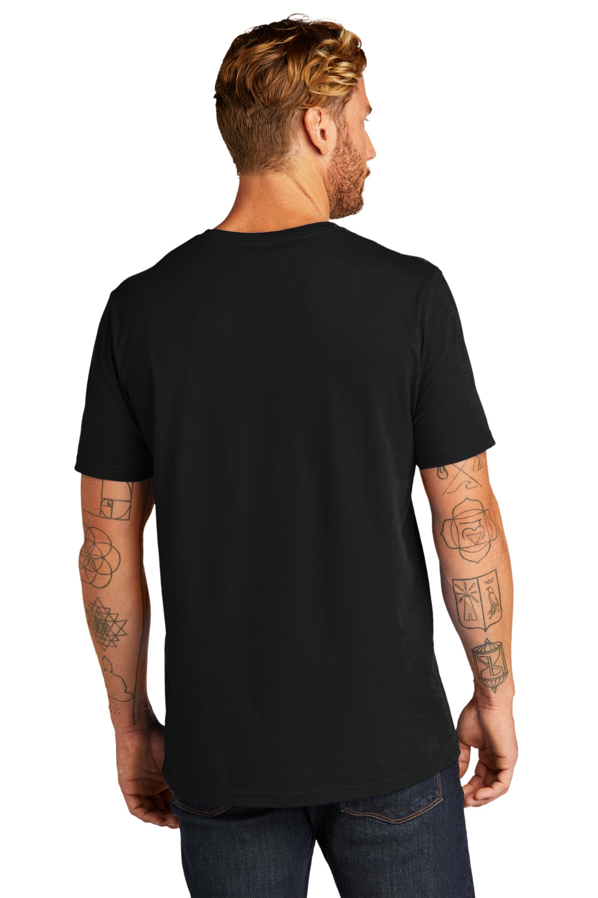 AL2100 AllMade Unisex Organic Cotton Tee. - Back Image