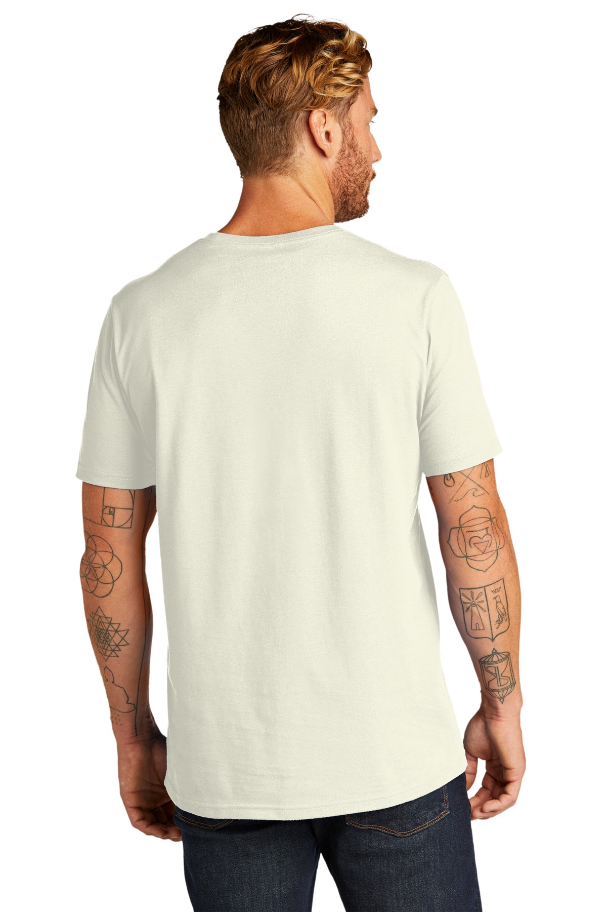 AL2100 AllMade Unisex Organic Cotton Tee. - Back Image