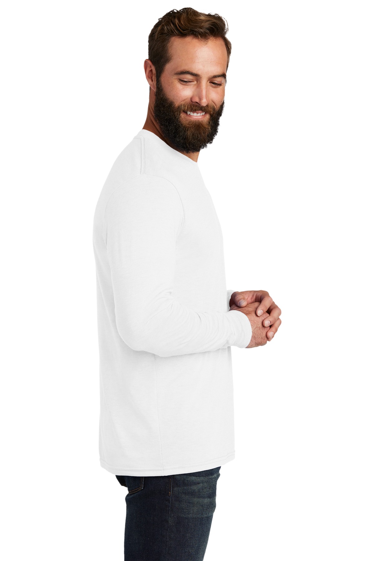 AL6004 AllMade Unisex Tri-Blend Long Sleeve Tee - Siide Image