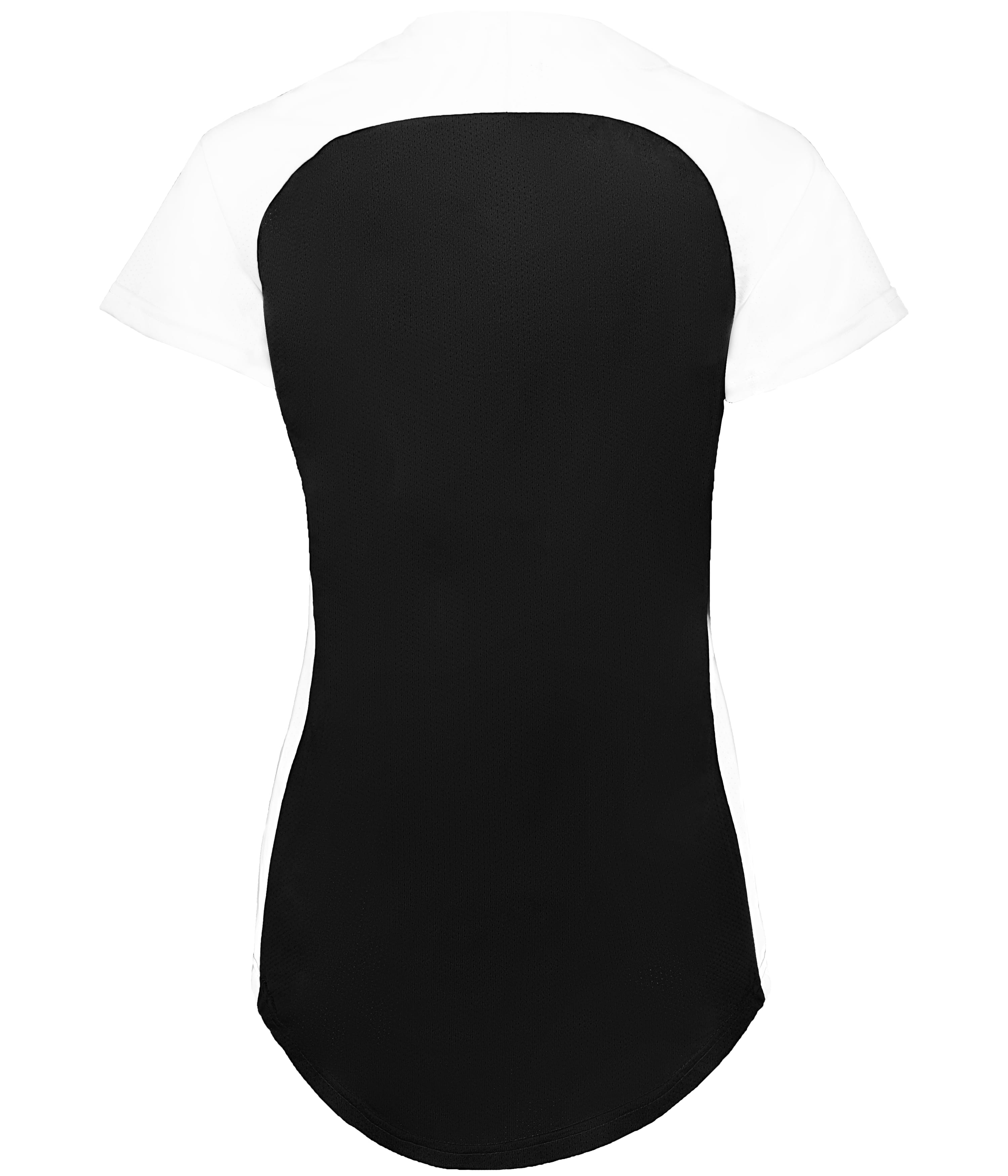 522PDW Alleson Athletic Womens Two Button Fastpitch Jersey 522PDW Alleson Athletic Womens Two Button Fastpitch Jersey - Back Image