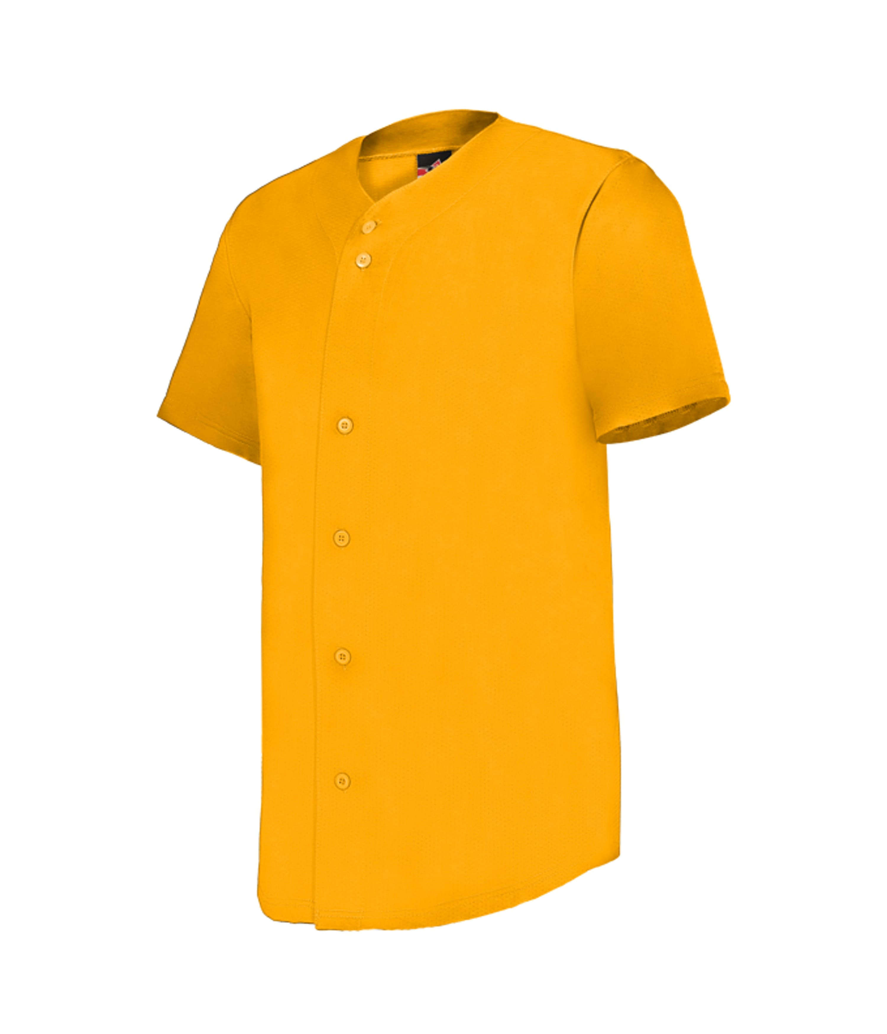 52MBFJY Alleson Athletic Youth Full Button Lightweight Baseball Jersey - Back Image