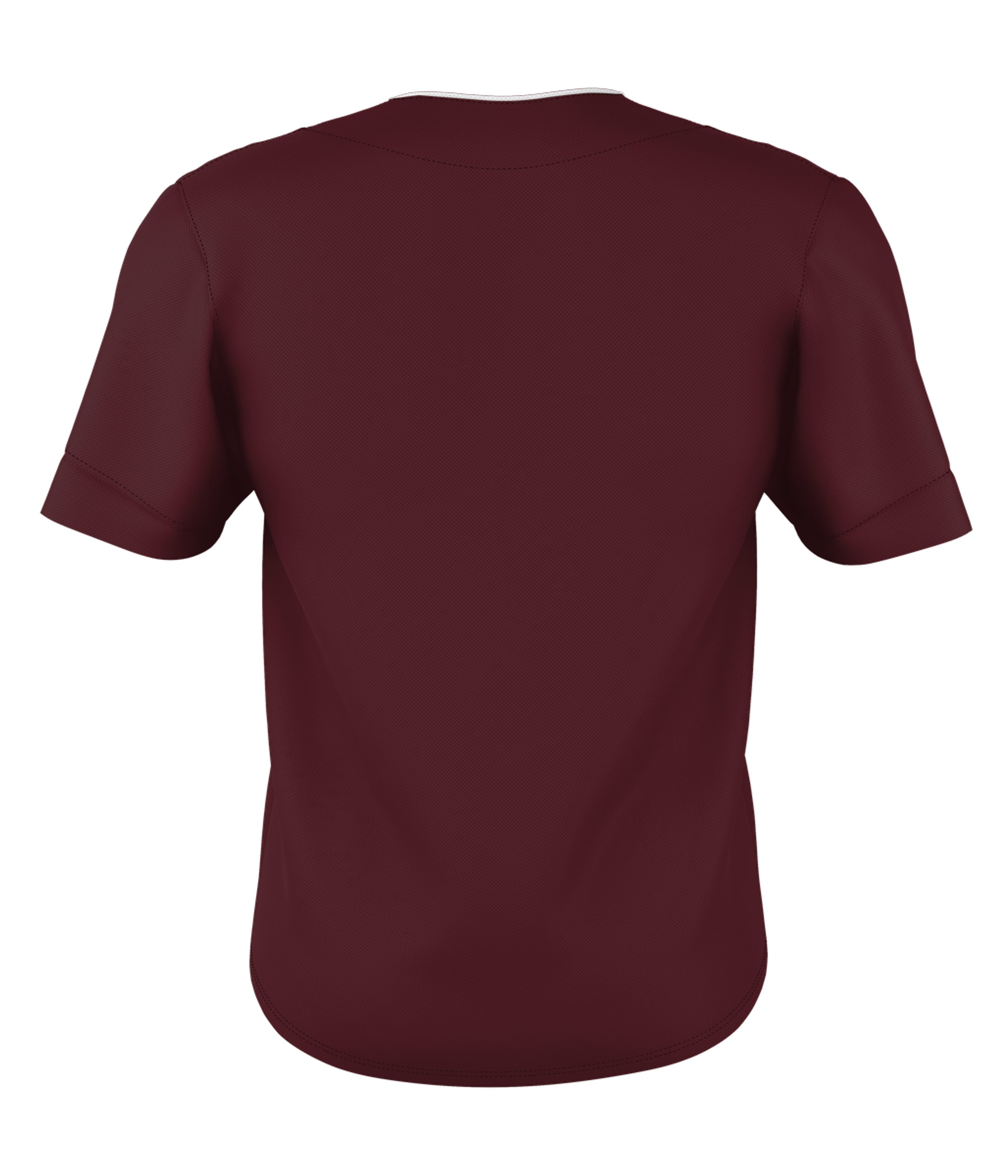 52MTHJ Alleson Athletic Two Button Mesh Baseball Jersey With Piping 52MTHJ Alleson Athletic Two Button Mesh Baseball Jersey With Piping - Back Image